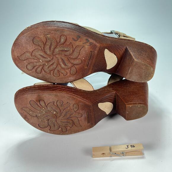 Born Belinda Brown Leather Adjustable Ankle Strap Sandals B20411 Women’s Size 7 - Picture 11 of 11